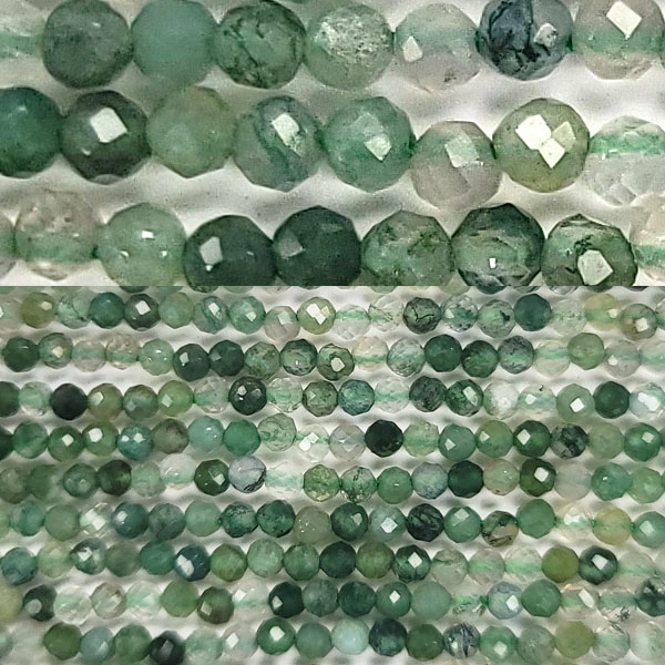 MOSS AGATE 02MM FACETED ROUND